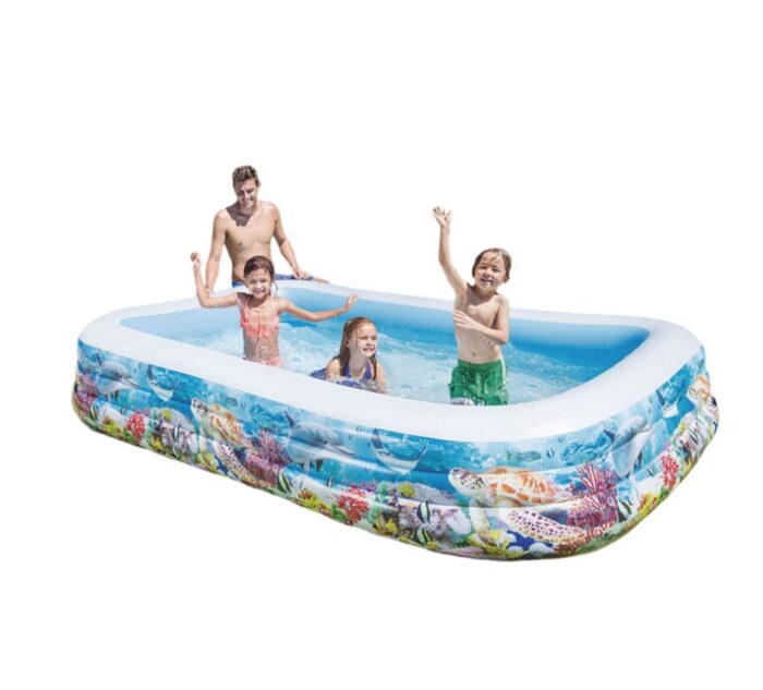 Intex Opblaaszwembad Sealife 305×182 cm – blauw