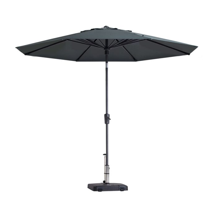 Madison Paros luxe stokparasol Ø300cm | Grey – Lichtgrijs, Grijs