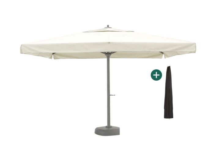 Shadowline Java parasol 400x400cm – Wit
