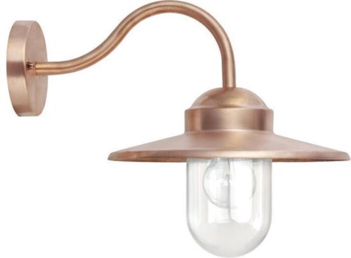 Ks verlichting 240v muurlamp dolce retro koper K.S. Verlichting
