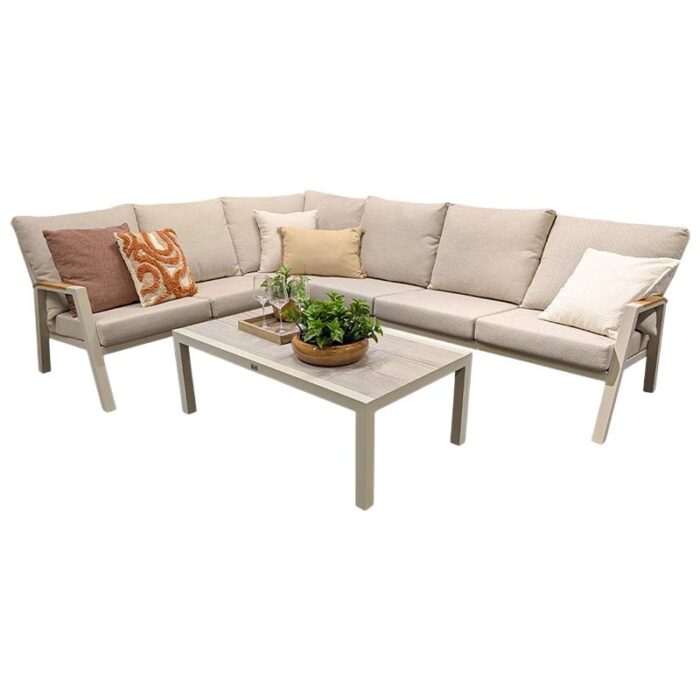 Trestino Alzano Hoek Loungeset Latte