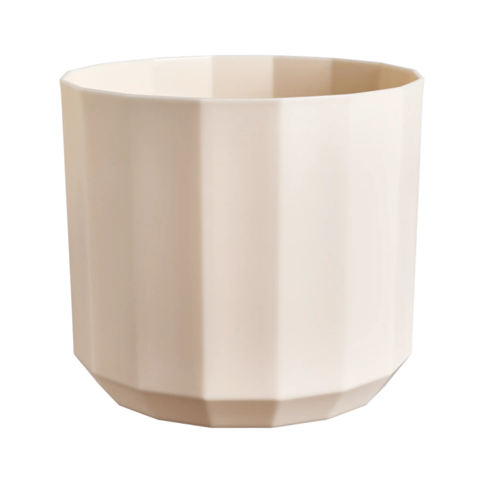 Elho Facet rond 17 cm amandelroze bloempot – roze