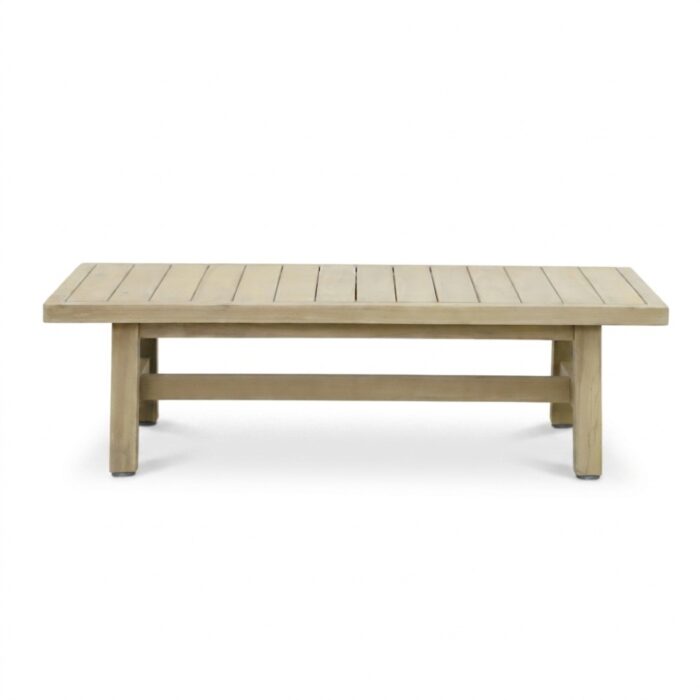 BUITEN living Rivello loungetafel | hardhout | light teak look | 127cm