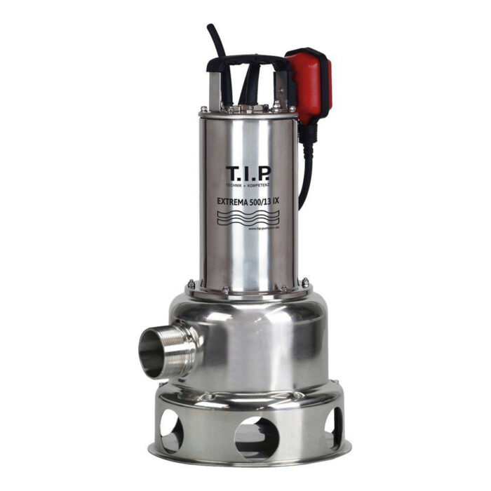 T.I.P. Extrema 500/13 Pro Vuilwater Dompelpomp – Rood / zwart / RVS