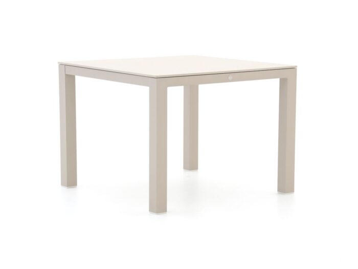 SUNS Monte Vari dining tuintafel 100x100x75cm Laagste prijsgarantie! – Taupe