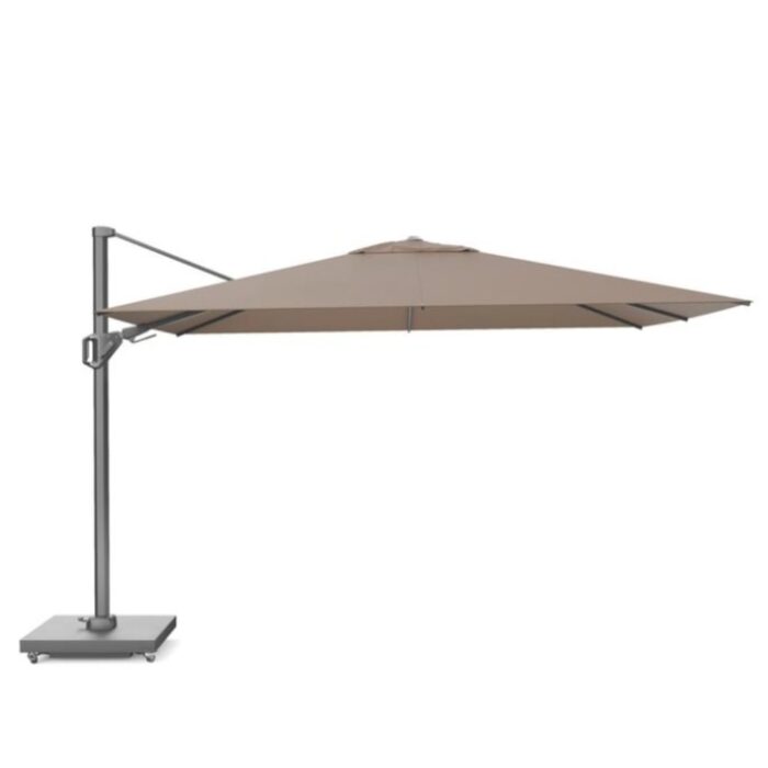 Platinum Challenger T² zweefparasol premium doek | 260x350cm | Havana – Taupe – Naturel – Bruin