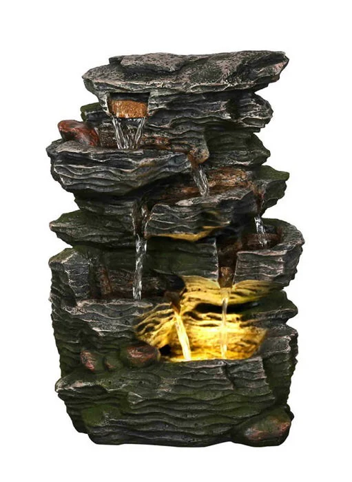 Stonelite Fontein laveyron l23,5b18h35,4 cm Stone-Lite - grijs