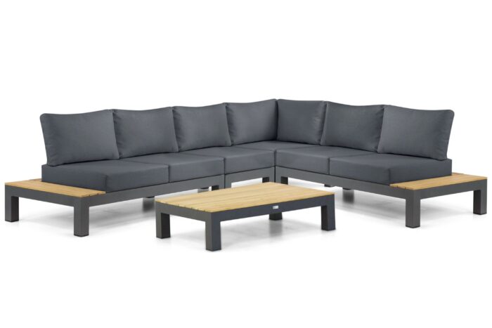 Lifestyle Garden Furniture Vittoria hoek loungeset 5-delig – Grijs-antraciet