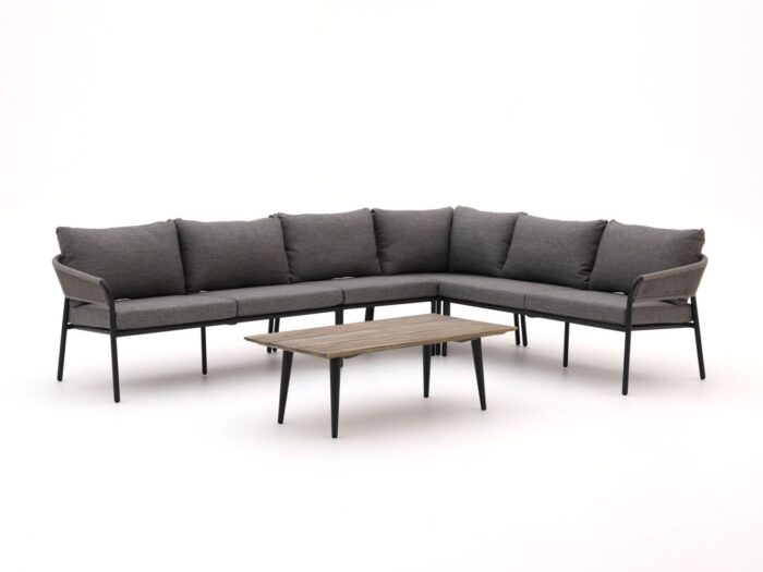 Bellagio tuinmeubelen Bellagio Nova Siri/ROUGH-K hoek loungeset 5-delig Laagste prijsgarantie! – Bruin