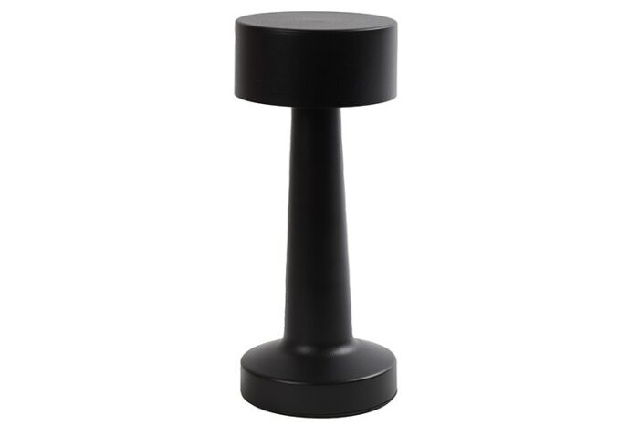 Decostar Tafellamp led Lampa metaal ro 9x9x21 cm zwart 1 stuk Countryfield