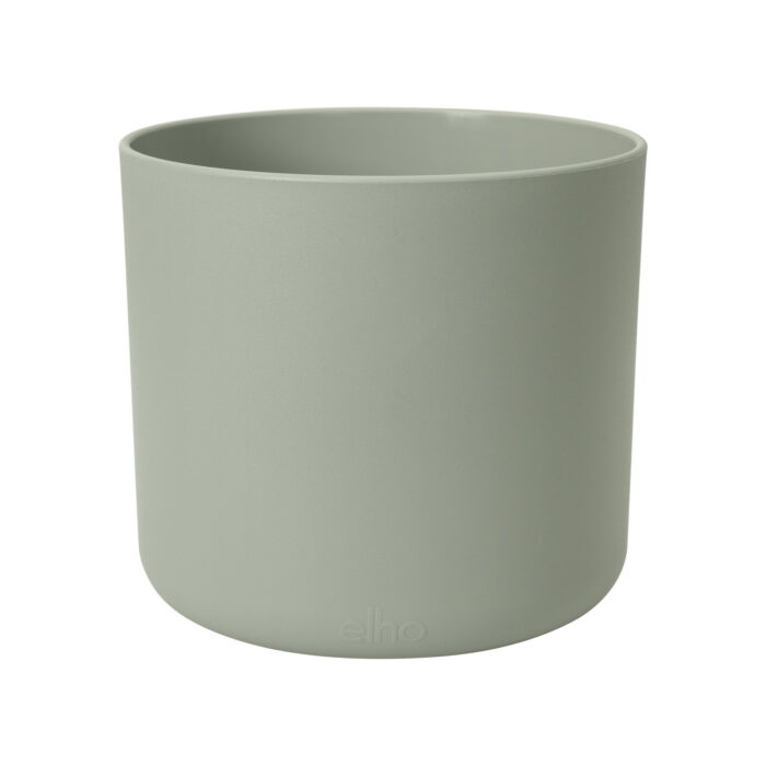 Elho B.for soft rond 14 cm steengroen bloempot – groen