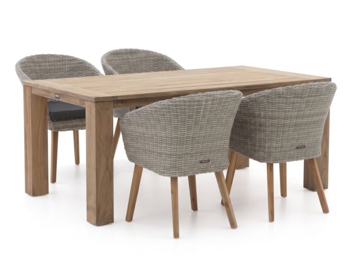 Intenso Furniture Intenso Tropea/ROUGH-X 180cm dining tuinset 5-delig Laagste prijsgarantie!
