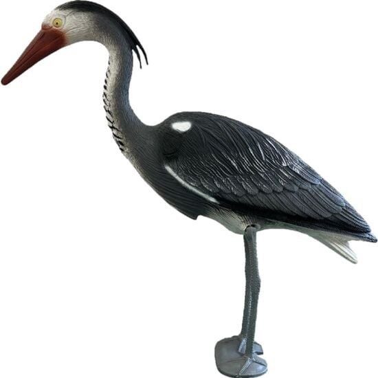 Aquadistri Deco vogel blauwe reiger – blauw;grijs