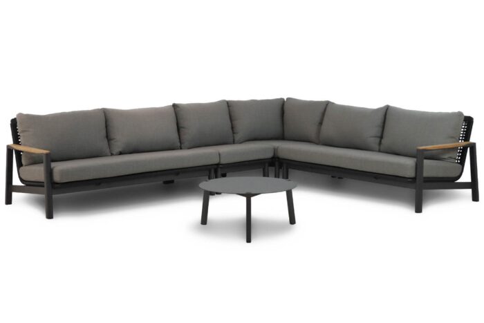 Coco Ralph/Rimini 75 cm hoek loungeset 5-delig – Grijs-antraciet