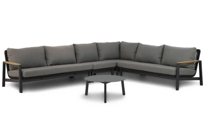 Coco Ralph/Rimini 75 cm hoek loungeset 5-delig - Grijs-antraciet