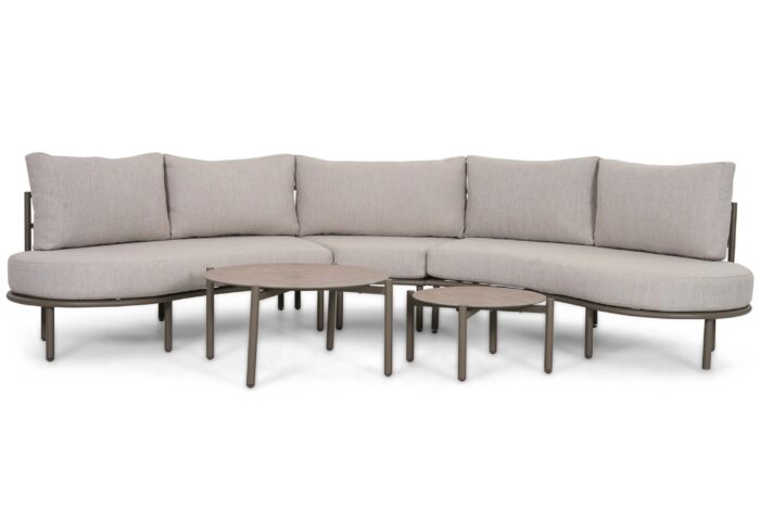 Lifestyle Garden Furniture Perla organisch loungeset 5-delig – Taupe-naturel-bruin