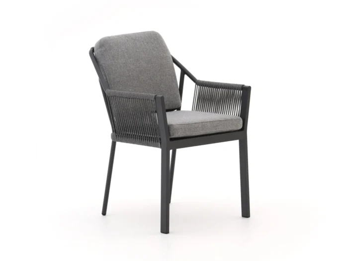 Tierra Outdoor Liv dining tuinstoel stapelbaar - Grijs