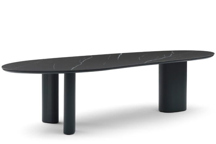 Coco Weave dining tuintafel 300 x 120 cm – Grijs-antraciet