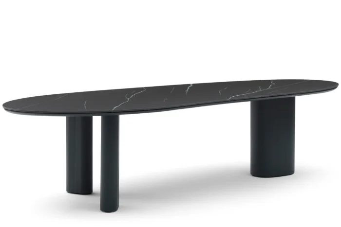 Coco Weave dining tuintafel 300 x 120 cm - Grijs-antraciet