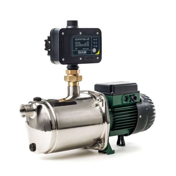 Dab EuroInox 40/30 M + Control-D Hydrofoorpomp – Groen/ zwart / RVS