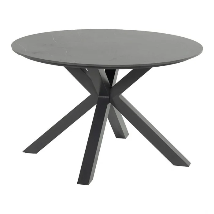 Hartman Xander Tuintafel Rond Antraciet - grijs
