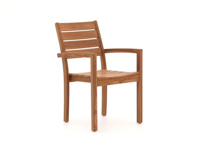 Sunyard Furniture + 10% kassakorting | Sunyard Liverpool dining tuinstoel stapelbaar – Bruin