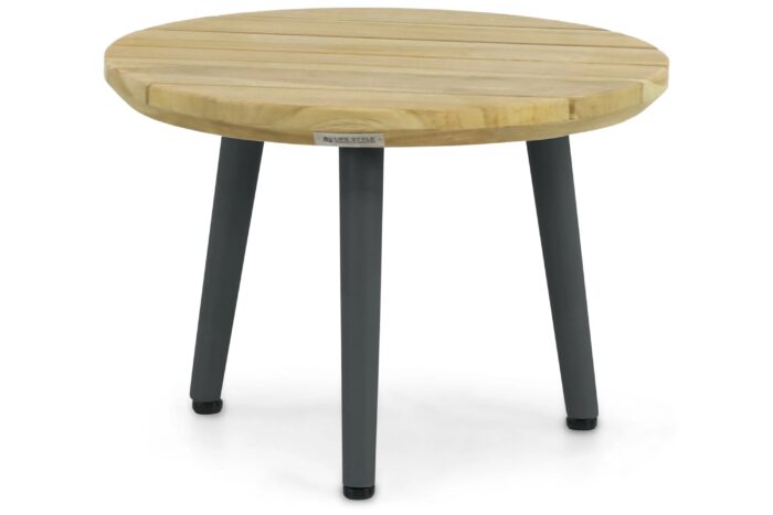Lifestyle Garden Furniture Montana loungetafel ø 50 cm – Grijs-antraciet