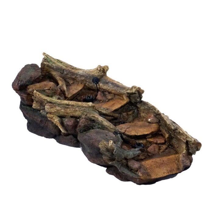 Ubbink Reveton bocht rechts waterval H21 x 74 x 36 cm vijver – grijs