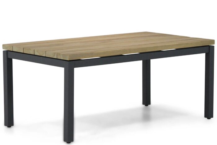 Lifestyle Garden Furniture Riviera lounge/dining tuintafel 140 x 80 cm – Naturel teak