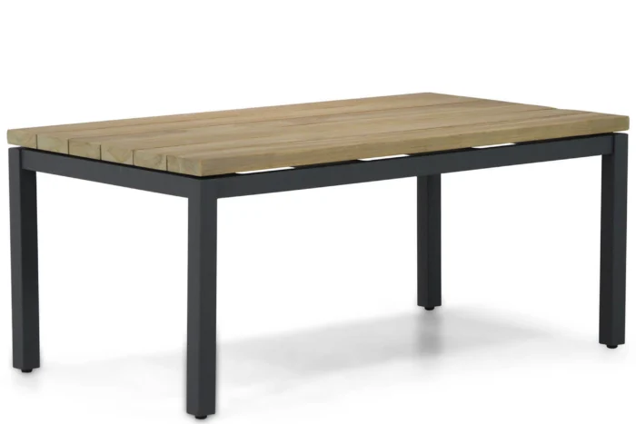 Lifestyle Garden Furniture Riviera lounge/dining tuintafel 140 x 80 cm - Naturel teak