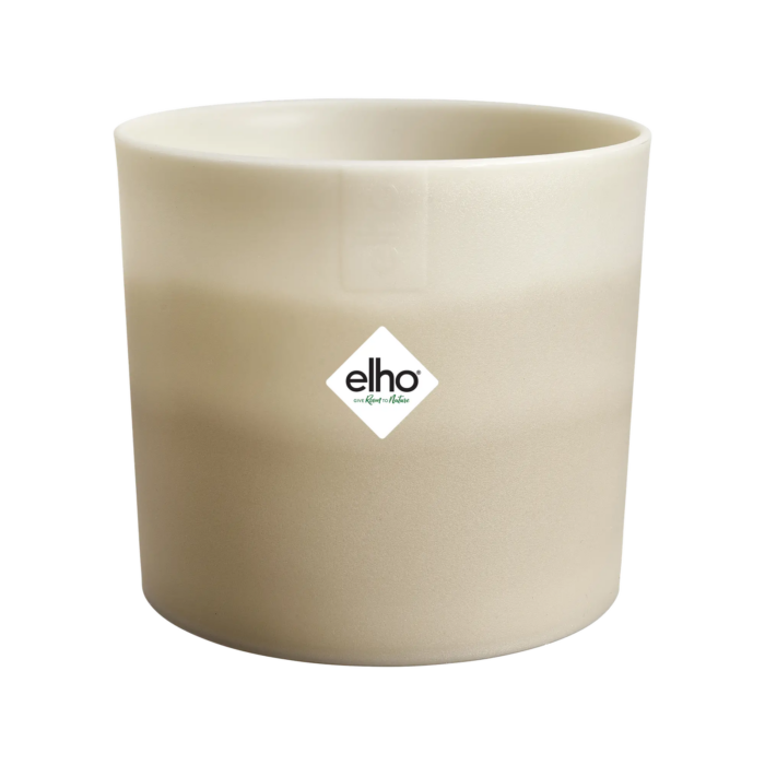 Elho Colour gradient rond 14 cm zandsteen beige bloempot