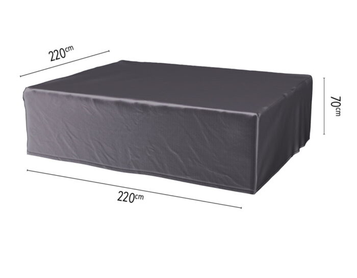 Aerocover Loungesethoes 220x220xH70 cm antraciet – zwart