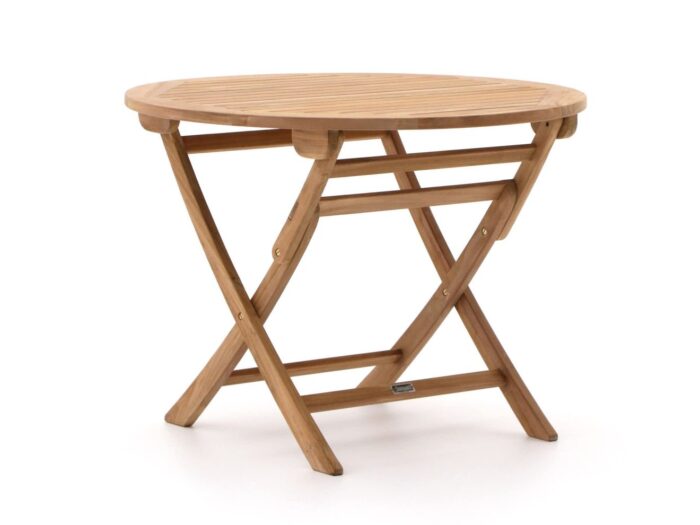 Bellagio tuinmeubelen Sunyard Preston klaptafel ø 100cm (h:75cm) Laagste prijsgarantie! – Bruin