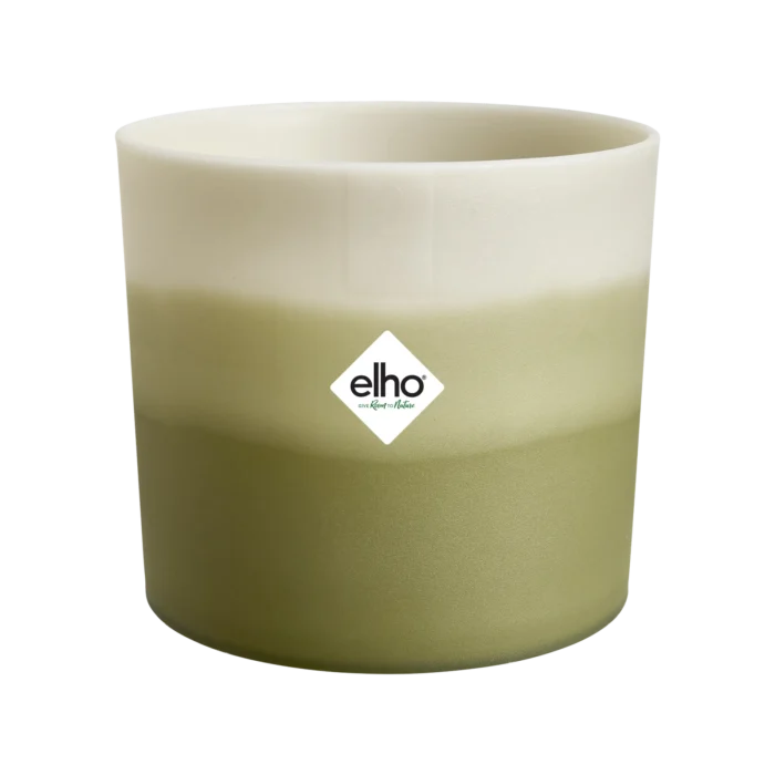 Elho Colour gradient rond 16 cm bamboegroen bloempot - groen