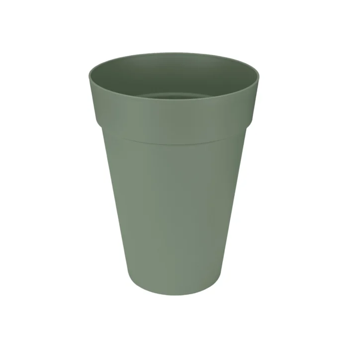 Elho Loft urban rond hoog 35cm pistachegroen bloempot - groen