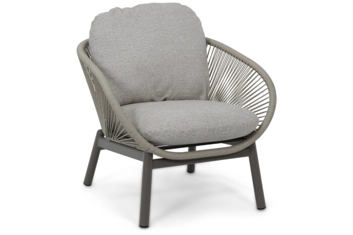 Coco Dune lounge tuinstoel – Taupe-naturel-bruin