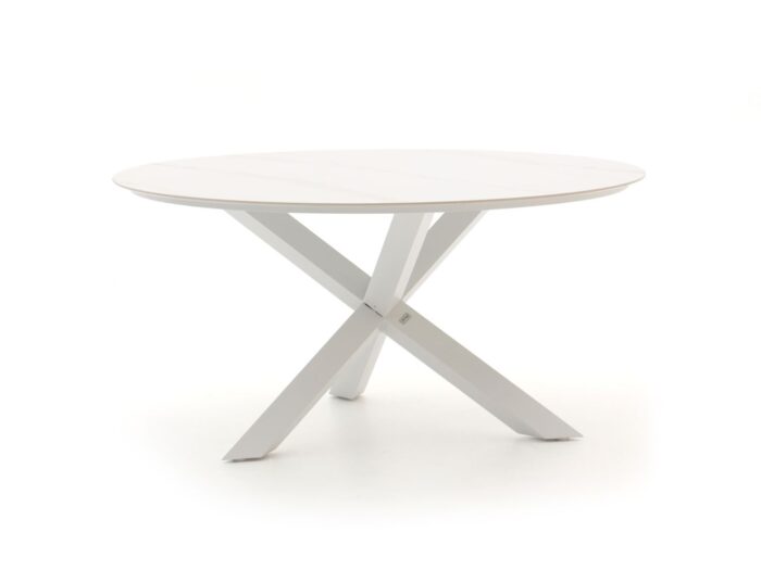 Bellagio tuinmeubelen Lodola dining tuintafel ø 150cm – Wit