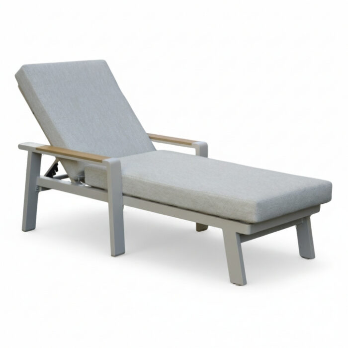 LUX outdoor living Lola ligbed | aluminium + polywood | beige | 199cm