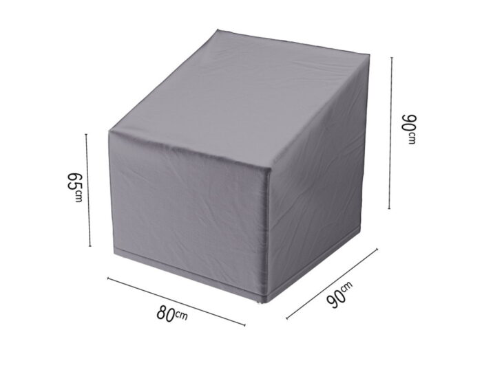 Aerocover Loungestoelhoes 80x90xH65/90 cm – grijs