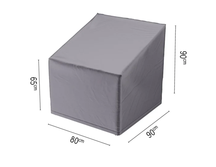 Aerocover Loungestoelhoes 80x90xH65/90 cm - grijs