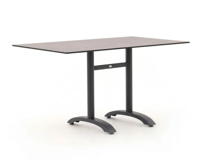 Bellagio tuinmeubelen Lisio tuintafel 140x80x73cm - Grijs
