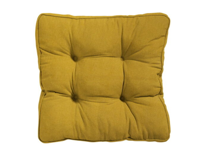 Madison Florance kussen ca. 47×47 cm Panama mosterd – geel