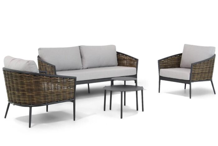 Coco Lanai/Pacific 45/60 stoel-bank loungeset 5-delig – Transparant