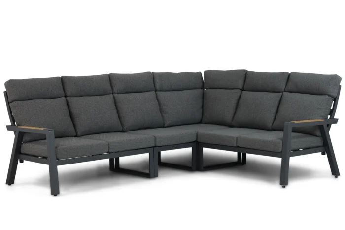 Lifestyle Garden Furniture Marseille hoek loungeset 4-delig - Grijs-antraciet