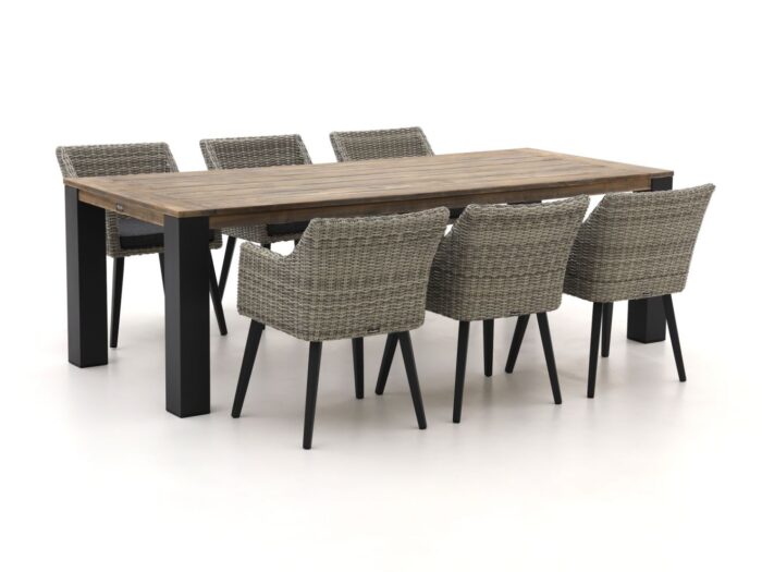 Manifesto Furniture Manifesto Matese/ROUGH-X 240cm dining tuinset 7-delig Laagste prijsgarantie! – Grijs