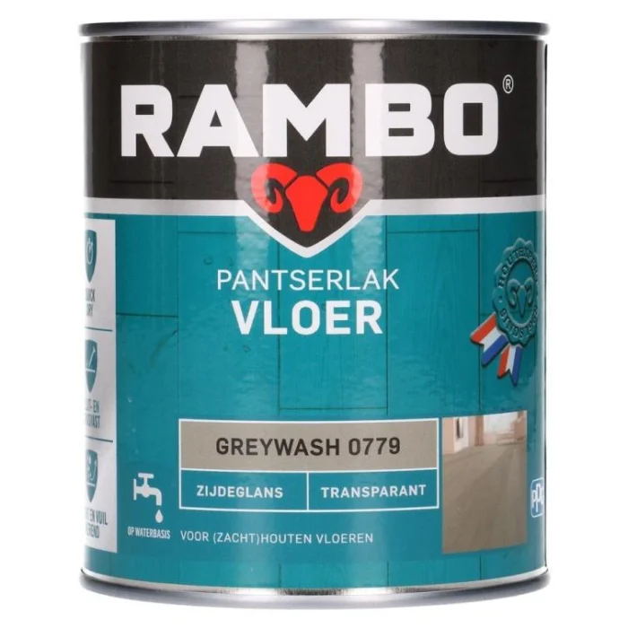 Rambo Pantserlak vloer tr. zg 779 0,75l - grijs