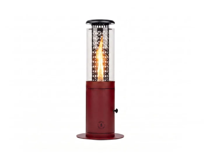 Monti HeatLine + 15% kassakorting | Ember pellet terrasverwarmer ø24cm (h: 58cm) - Rood