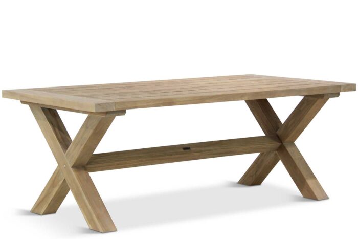 Garden Collections Oregon dining tuintafel 200 x 100 cm – Transparant