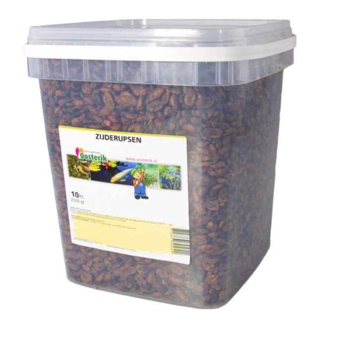 Suren collection Zijderupsen 10 mm 10 liter voer – Zie Foto