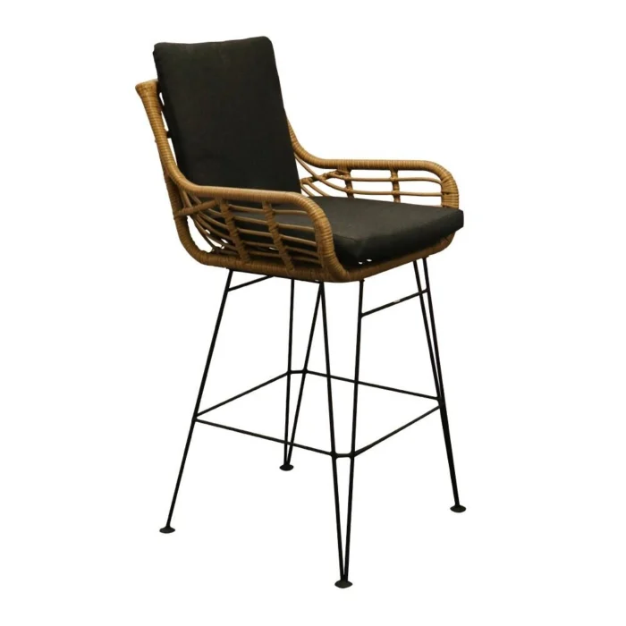 Own Jara Barstoel Bamboo - grijs